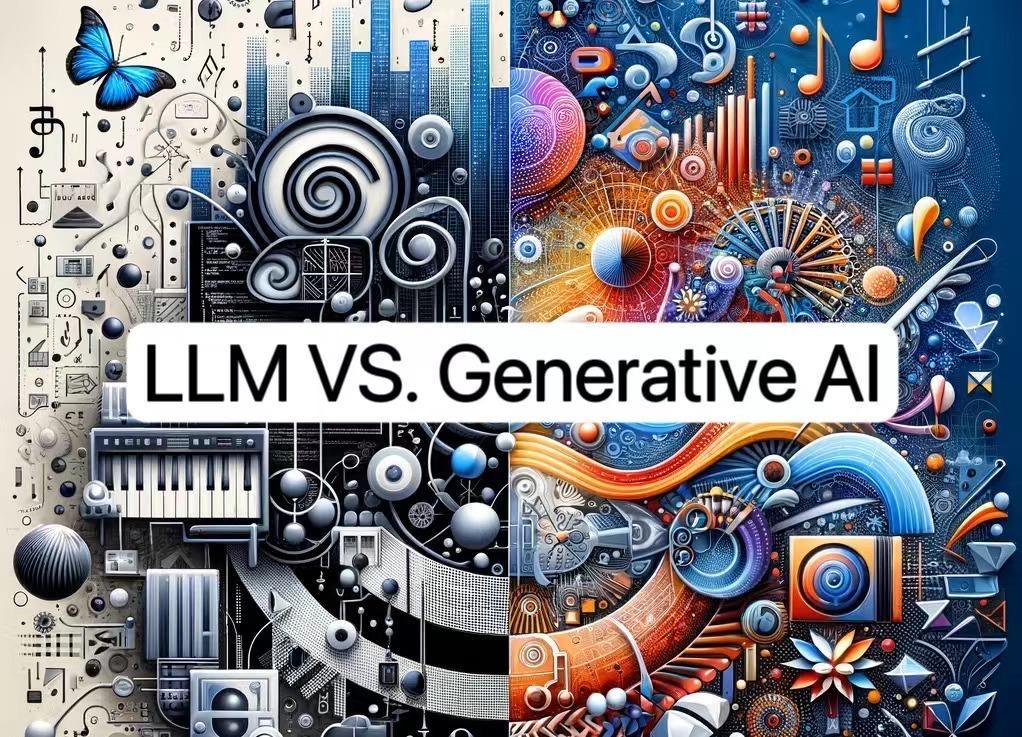 Cover Image for LLM vs. Generative AI: Understanding the Differences?